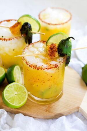 Virgin Spicy Mango Margarita