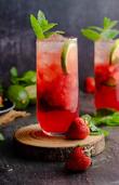 Virgin Strawberry Mojito